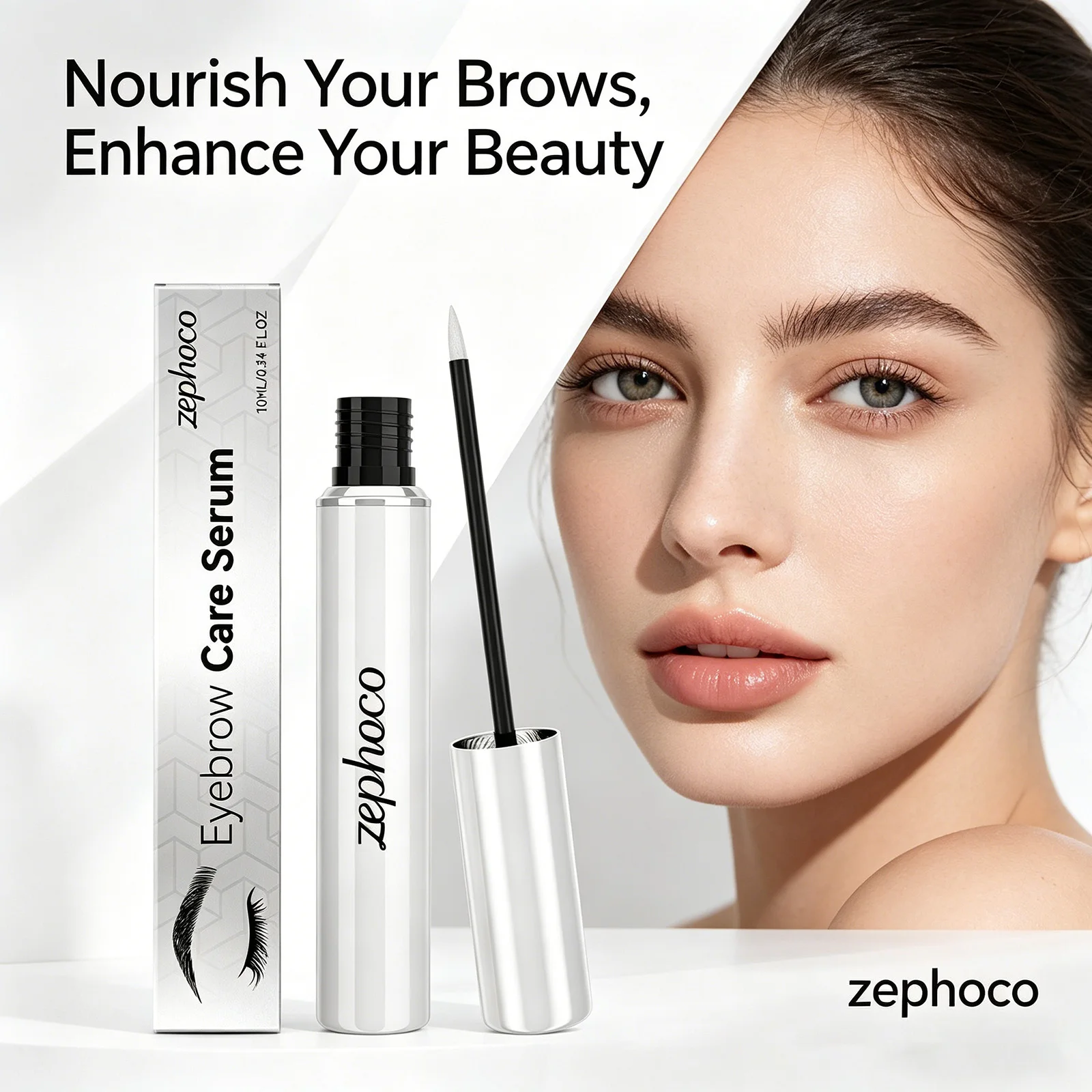 Zephoco Eyebrow Growth Serum Thicker Hair Lengthening Eyebrow Enhancer Anti Hairs Loss Eyebrow Makeup Eyebrow Care Serum 10ml
Zephoco Eyebrow Growth Serum Thicker Hair Lengthening Eyebrow Enhancer Anti Hairs Loss Eyebrow Makeup Eyebrow Care Serum 10ml