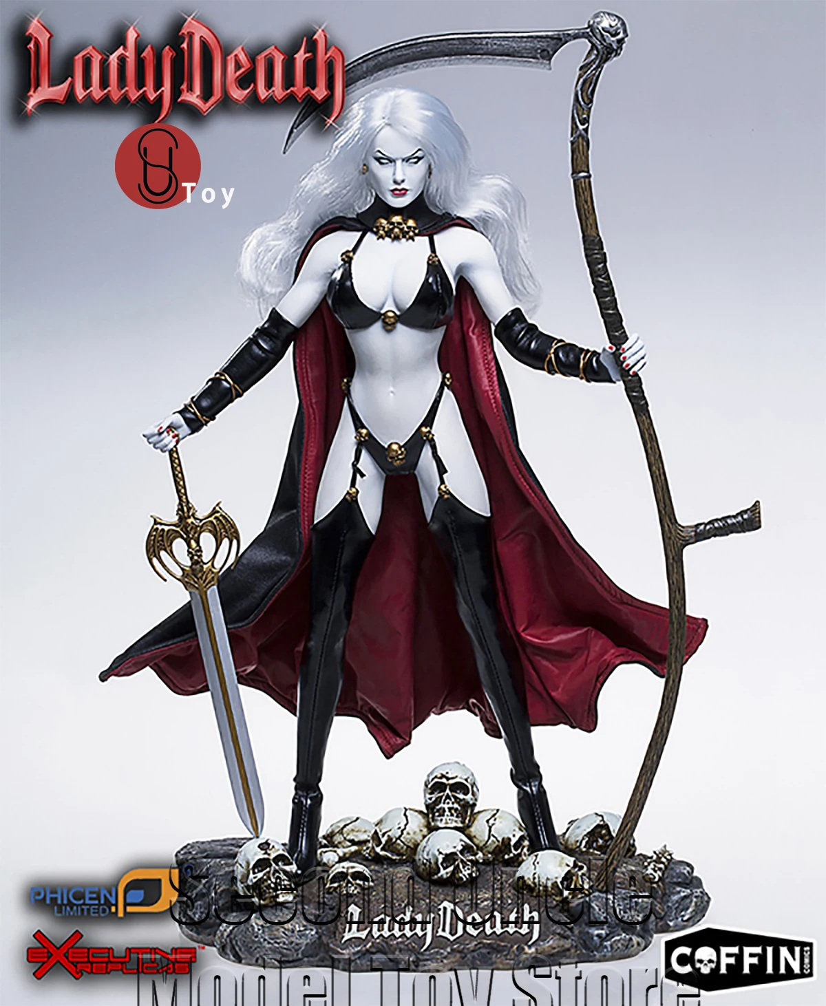 TBLeague PHICEN PL2015-76 Lady Death 1/6 Action Figure Full Set Collectible 12 inch Model Toys Gift
TBLeague PHICEN PL2015-76 Lady Death 1/6 Action Figure Full Set Collectible 12 inch Model Toys Gift