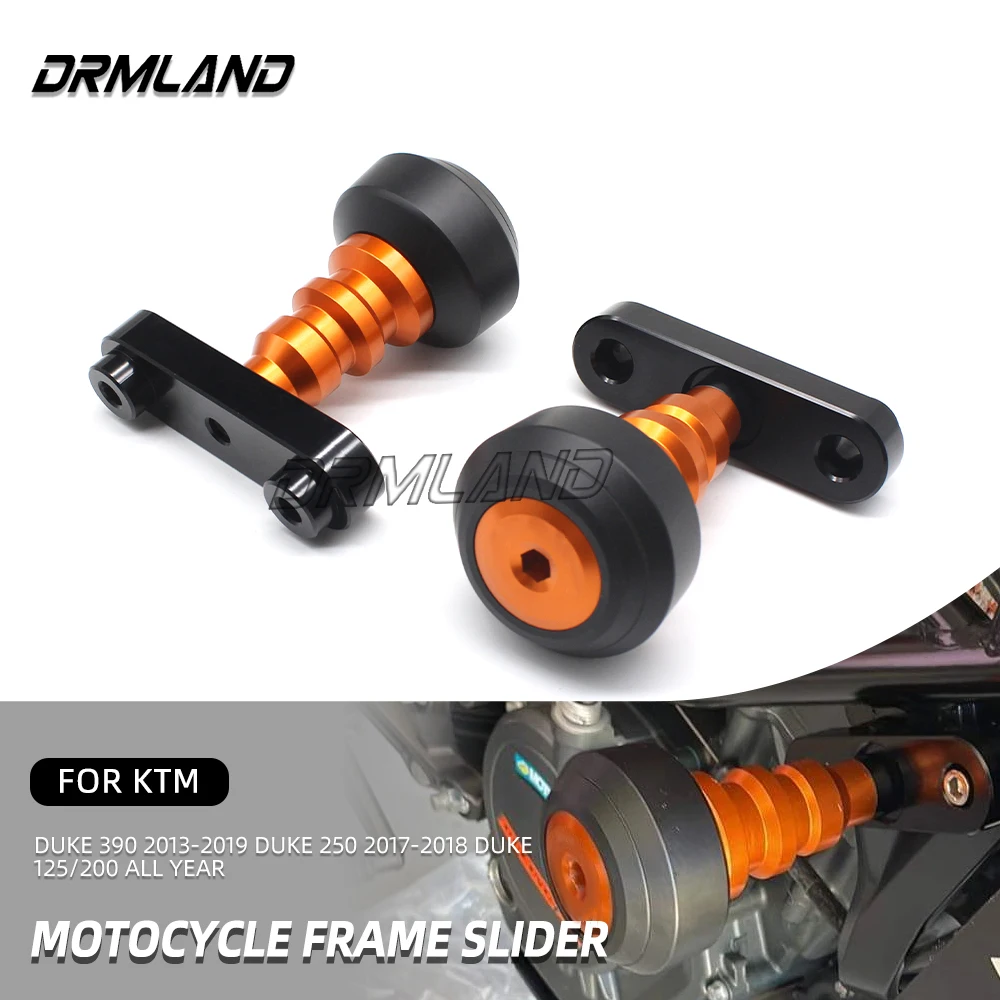 For Duke 125 390 200 2013-2018 2015 Frame Slider Crash Protector Duke250 2017-2019 Falling Prtoection Motorcycle Accessories
For Duke 125 390 200 2013-2018 2015 Frame Slider Crash Protector Duke250 2017-2019 Falling Prtoection Motorcycle Accessories