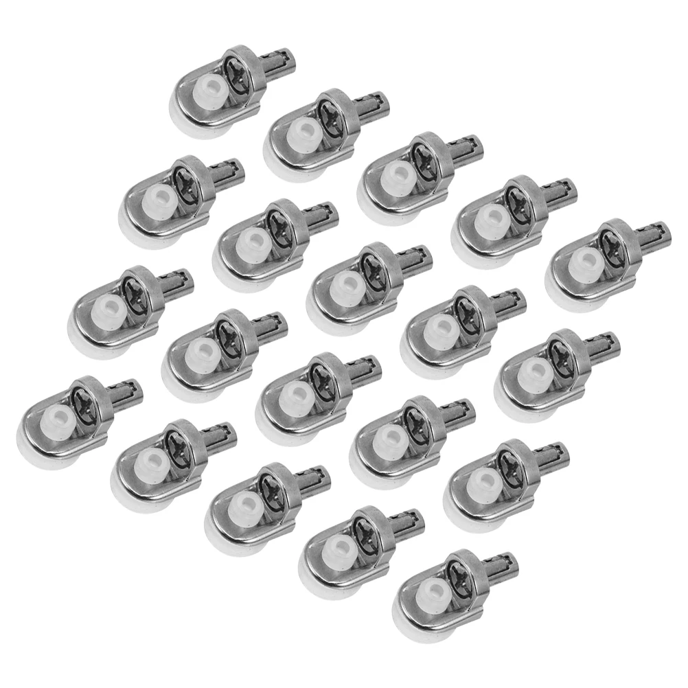 24Pcs Zinc Alloy Shelf Pins Suction Cup Bookshelf Wardrobe Cabinet Supports Shelf Clips for Wood Shelving Cabinet Pegs
24Pcs Zinc Alloy Shelf Pins Suction Cup Bookshelf Wardrobe Cabinet Supports Shelf Clips for Wood Shelving Cabinet Pegs