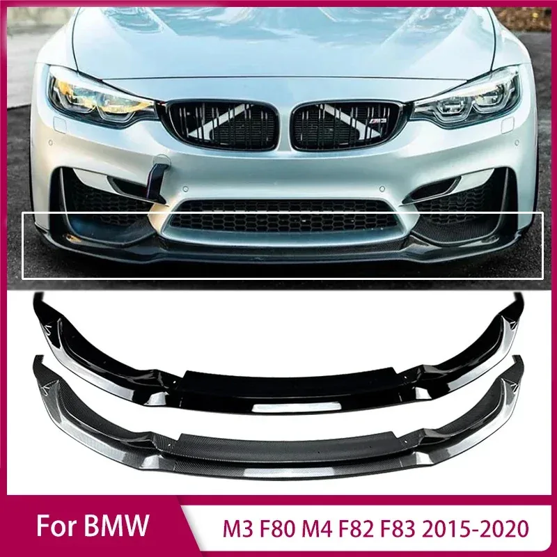 3PCS Car Front Bumper Lip Spoiler splitter Diffuser Cover Guard Body Kits For BMW M3 F80 M4 F82 F83 2015-2020 Tuning
3PCS Car Front Bumper Lip Spoiler splitter Diffuser Cover Guard Body Kits For BMW M3 F80 M4 F82 F83 2015-2020 Tuning