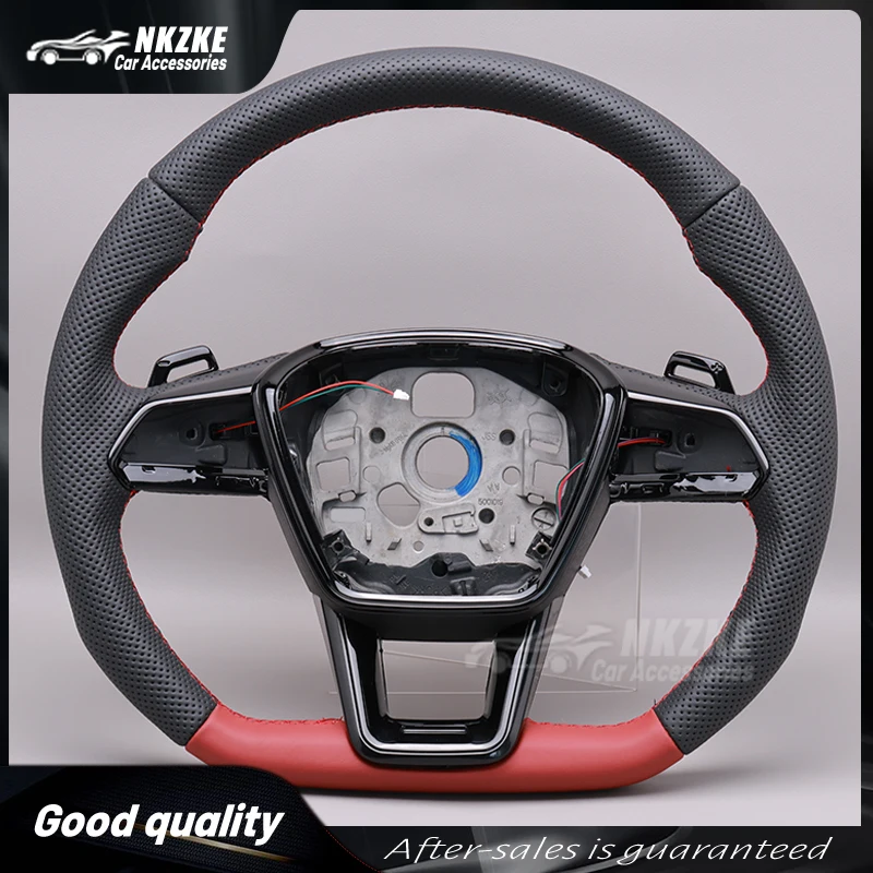 Steering Wheel Suitable For Audi A6 C8, Made Of High-Quality Leather, With Shift Paddles, And High-quality Car Accessories
Steering Wheel Suitable For Audi A6 C8, Made Of High-Quality Leather, With Shift Paddles, And High-quality Car Accessories