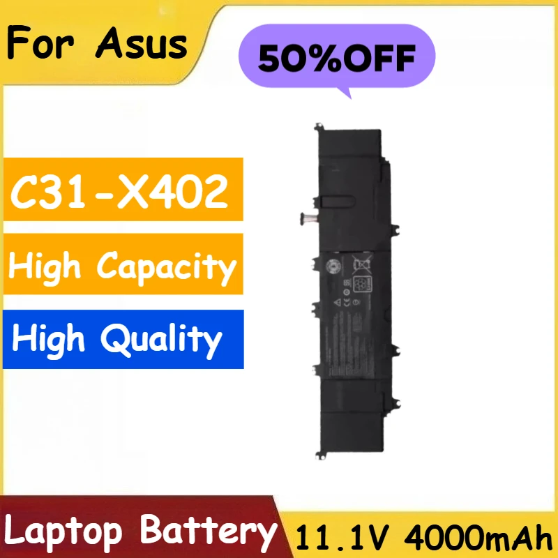 Аккумулятор для ноутбука 11,1 В, 4000 мАч C31-X402 для Asus VivoBook S300 S400 S400C S400E S500 S500C X402 X402C V400C Совершенно новый, высокое качество
Аккумулятор для ноутбука 11,1 В, 4000 мАч C31-X402 для Asus VivoBook S300 S400 S400C S400E S500 S500C X402 X402C V400C Совершенно новый, высокое качество