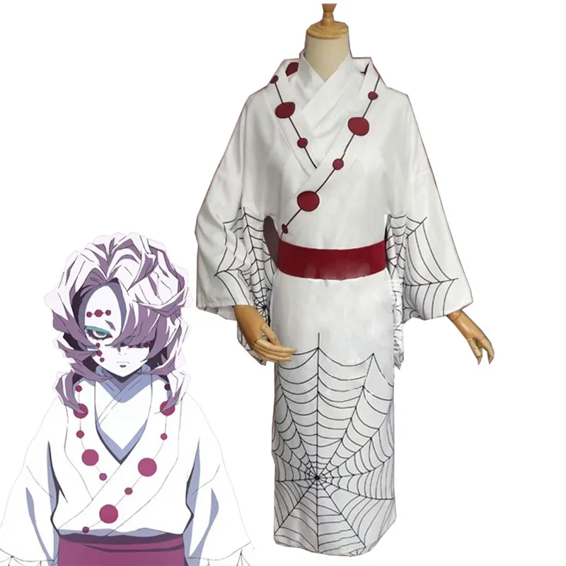 Anime Demon Killer Kimetsu no Yaiba Spider Oni Ayaki Rui Cosplay Costume Kimono Full Halloween Party Costume
Anime Demon Killer Kimetsu no Yaiba Spider Oni Ayaki Rui Cosplay Costume Kimono Full Halloween Party Costume
