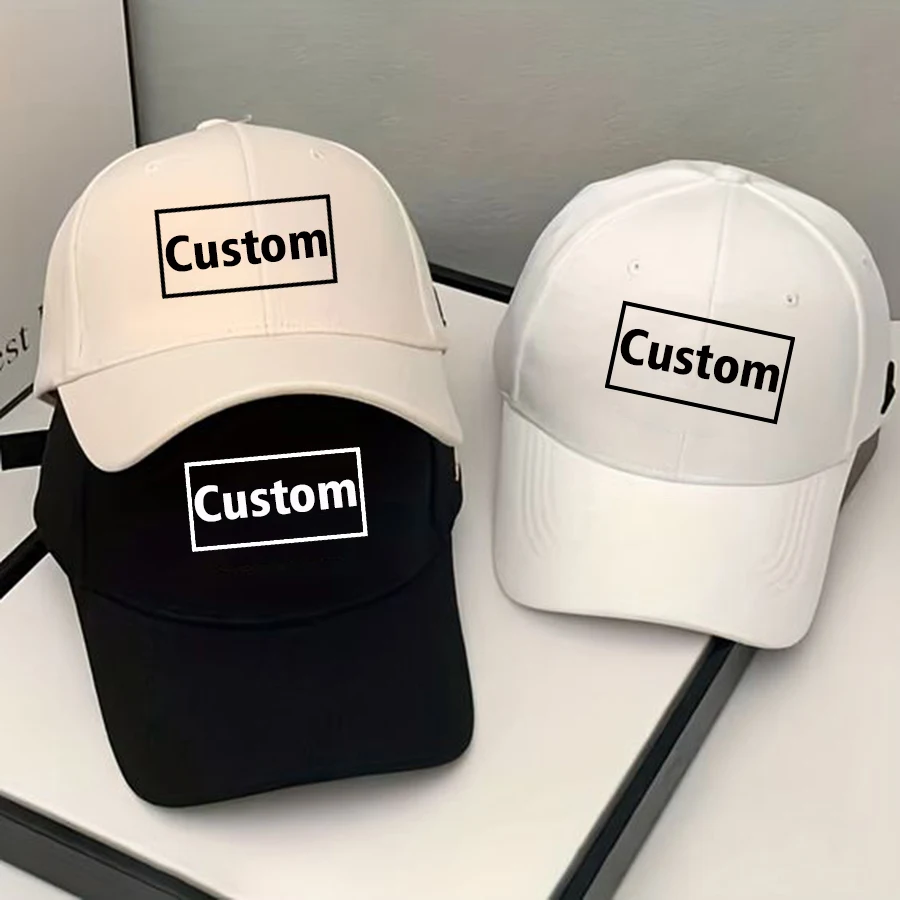 Custom Logo Picture Personalized Pattern Printed Baseball Cap Women Man Casual Solid Color Hip Hop Snapback Dad Adult Hat
Custom Logo Picture Personalized Pattern Printed Baseball Cap Women Man Casual Solid Color Hip Hop Snapback Dad Adult Hat