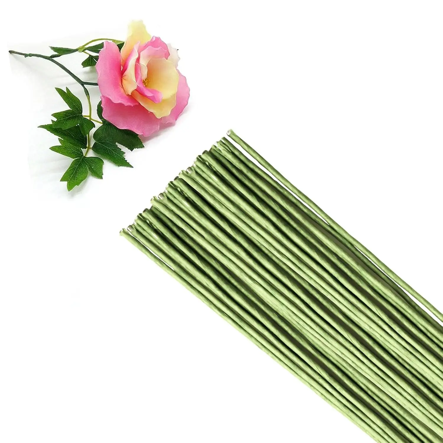 Green Paper Wrapped Flower Stems for Wedding Bouquets, DIY Floral Arrangements (Pack of 100) 16 Gauge Party Decoration Paper Flo
Green Paper Wrapped Flower Stems for Wedding Bouquets, DIY Floral Arrangements (Pack of 100) 16 Gauge Party Decoration Paper Flo