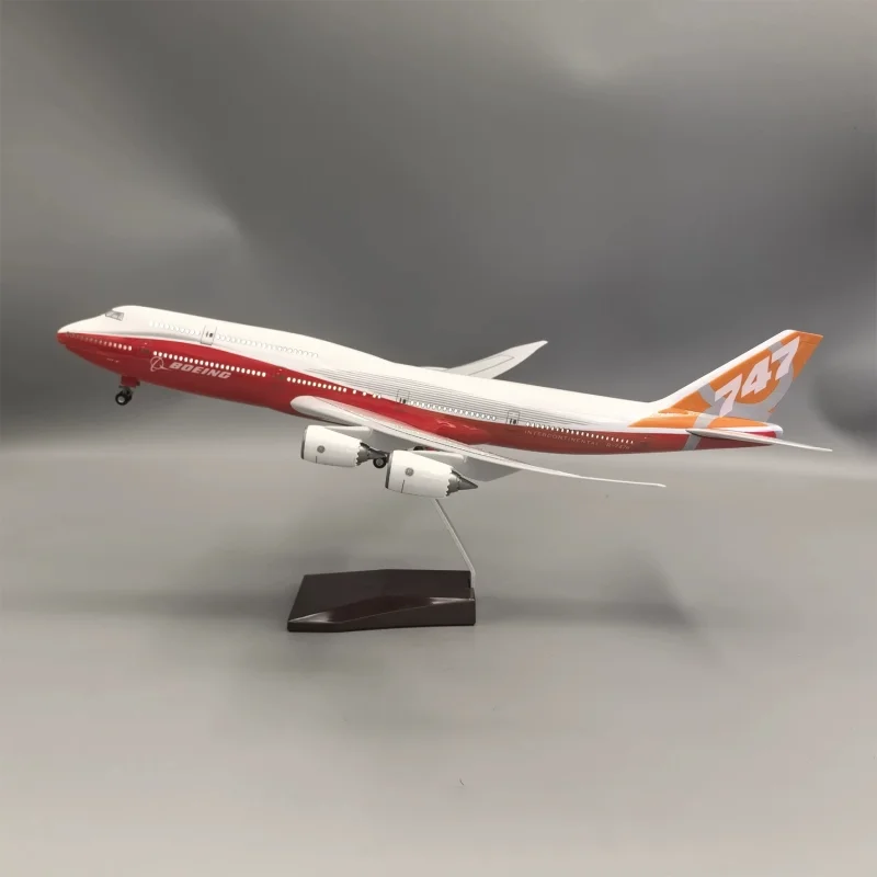 47CM 1:160 Scale Diecast Model Civil Airliner Prototype Aircraft Red Boeing 747-8 Airplane With Light Collection Display Gifts
47CM 1:160 Scale Diecast Model Civil Airliner Prototype Aircraft Red Boeing 747-8 Airplane With Light Collection Display Gifts