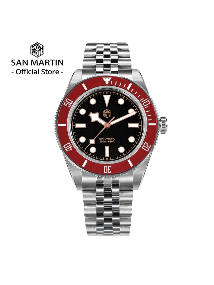 San Martin New 40mm BB Diver Watch Top Brand Classic Mens Watches NH35 Automatic Mechanical Sapphire Waterproof Reloj SN0128
San Martin New 40mm BB Diver Watch Top Brand Classic Mens Watches NH35 Automatic Mechanical Sapphire Waterproof Reloj SN0128