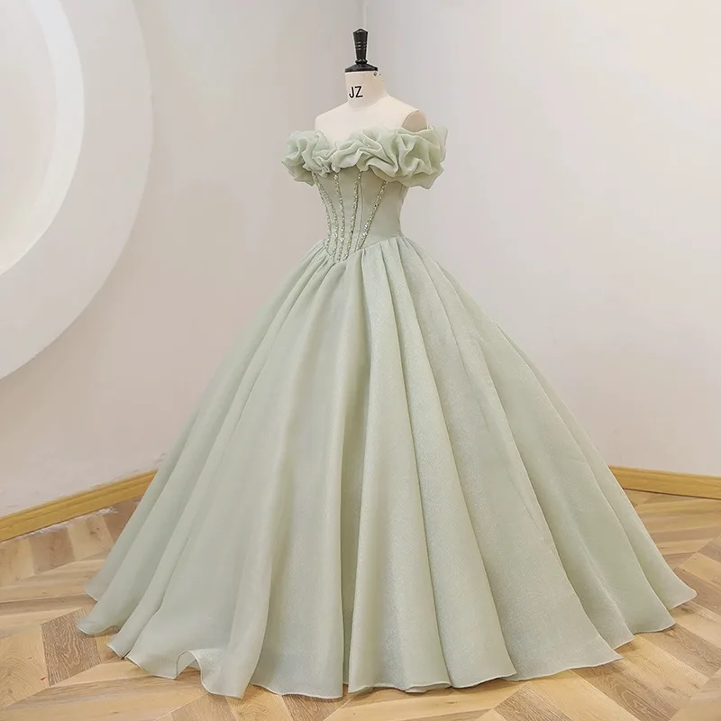 One Shoulder Birthday Dress 2026 New Style Banquet, Fluffy Student, Stunning Vocal Art Exam Host, Evening Dress Customization
One Shoulder Birthday Dress 2026 New Style Banquet, Fluffy Student, Stunning Vocal Art Exam Host, Evening Dress Customization