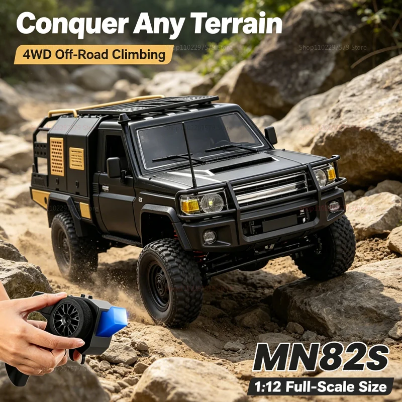 New MN82S MN82 RC Crawler 1/12 RC Car 4WD Full Scale 2.4G Remote Control Car Off-road Climbing RC Truck Toys As Kids Adult Gifts
New MN82S MN82 RC Crawler 1/12 RC Car 4WD Full Scale 2.4G Remote Control Car Off-road Climbing RC Truck Toys As Kids Adult Gifts
