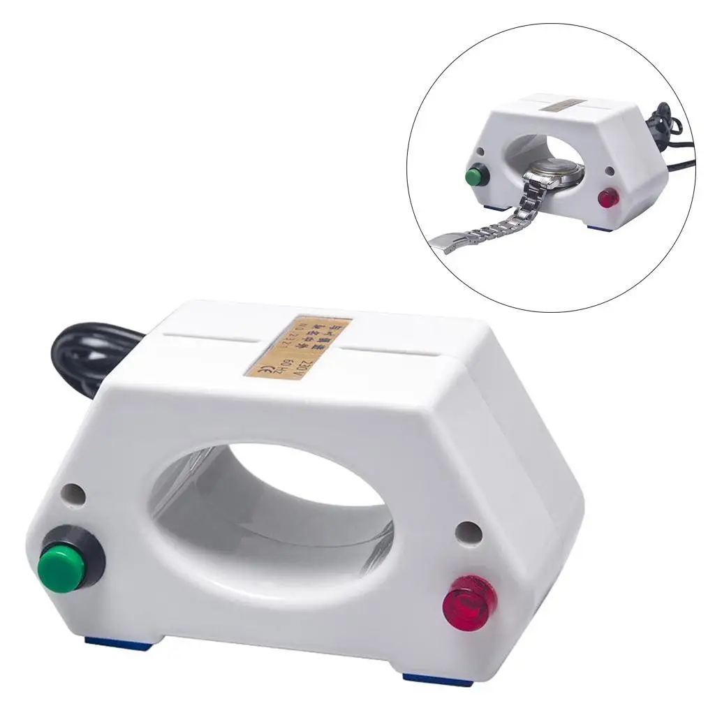 Профессиональный размагничиватель часов, устройство для размагничивания, инструмент для ремонта часов
Профессиональный размагничиватель часов, устройство для размагничивания, инструмент для ремонта часов