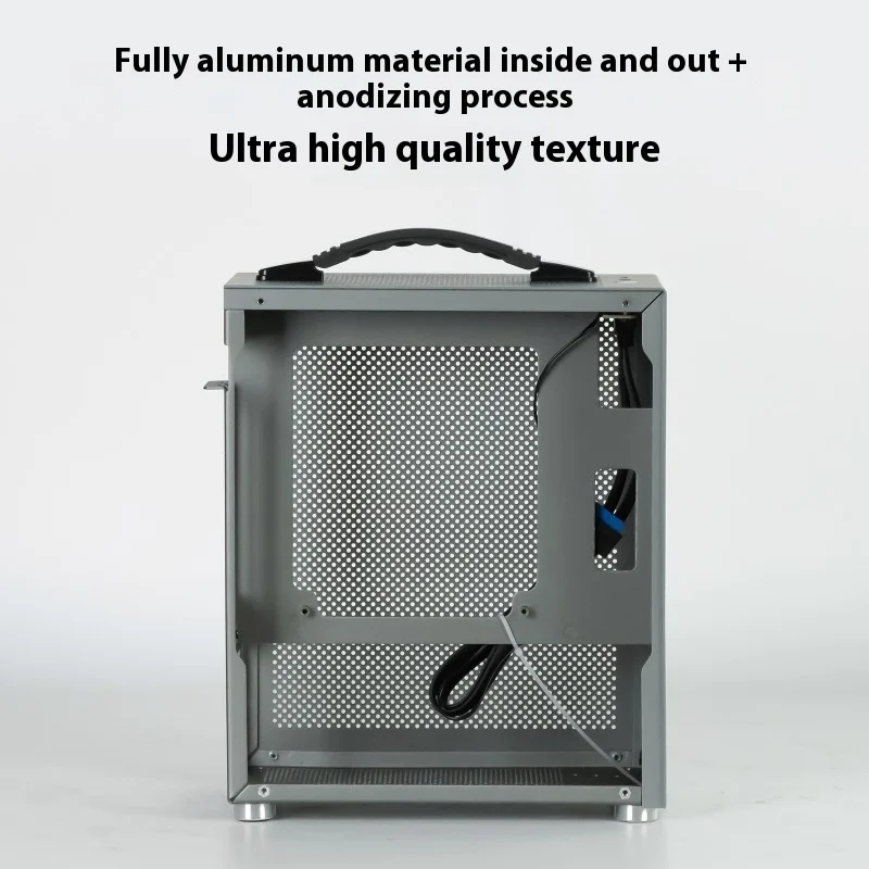 Portable A4 Aluminum Mini ITX Case, ALBOX Xiaobao P20 SFX Power Supply, Ultra Small All-Aluminum Desktop Chassis
Portable A4 Aluminum Mini ITX Case, ALBOX Xiaobao P20 SFX Power Supply, Ultra Small All-Aluminum Desktop Chassis