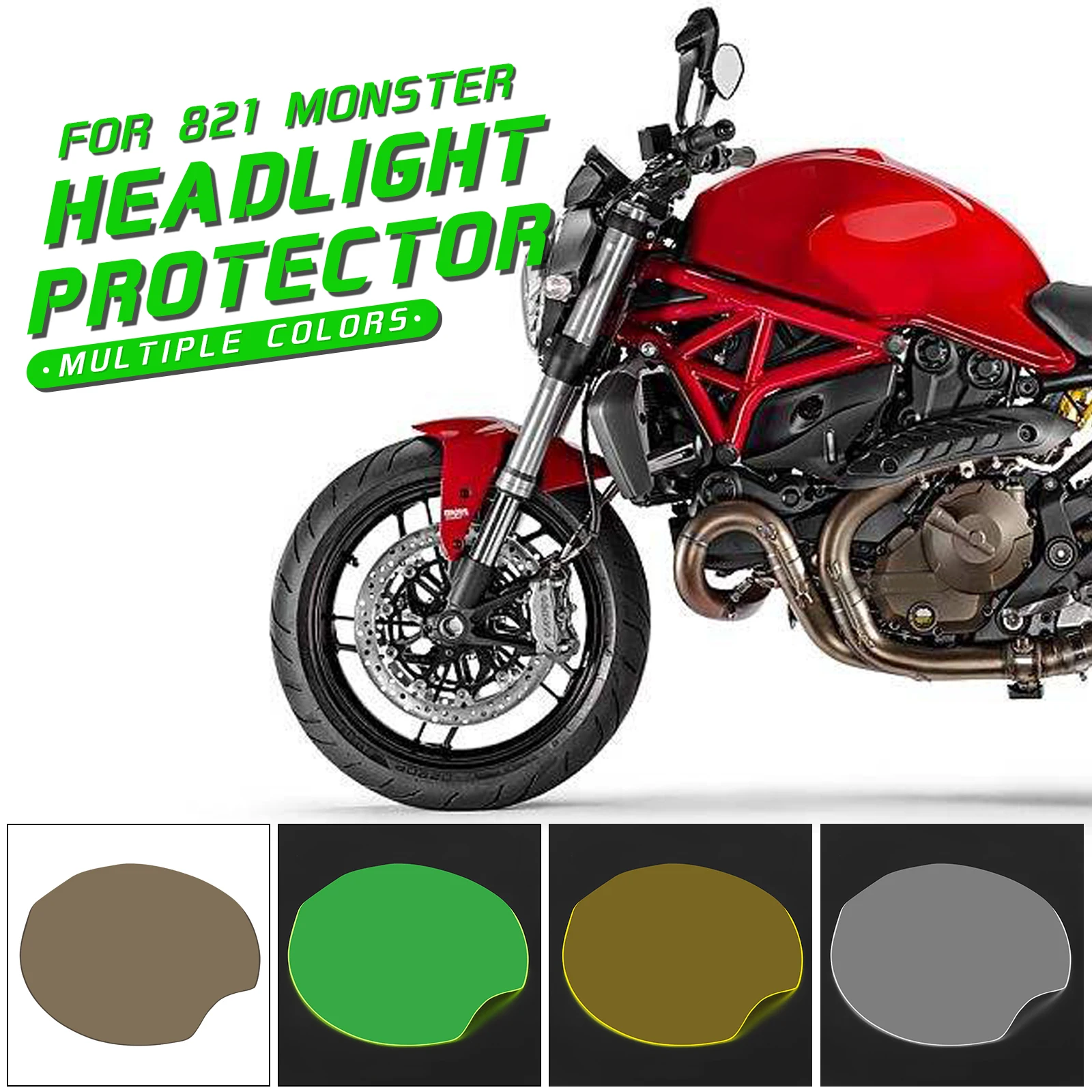 For Ducati Monster 821 1200 1200R 2014-2023 2022 2021 Motorcycle Headlight Guard Headlight Screen Lens Protection Cover
For Ducati Monster 821 1200 1200R 2014-2023 2022 2021 Motorcycle Headlight Guard Headlight Screen Lens Protection Cover