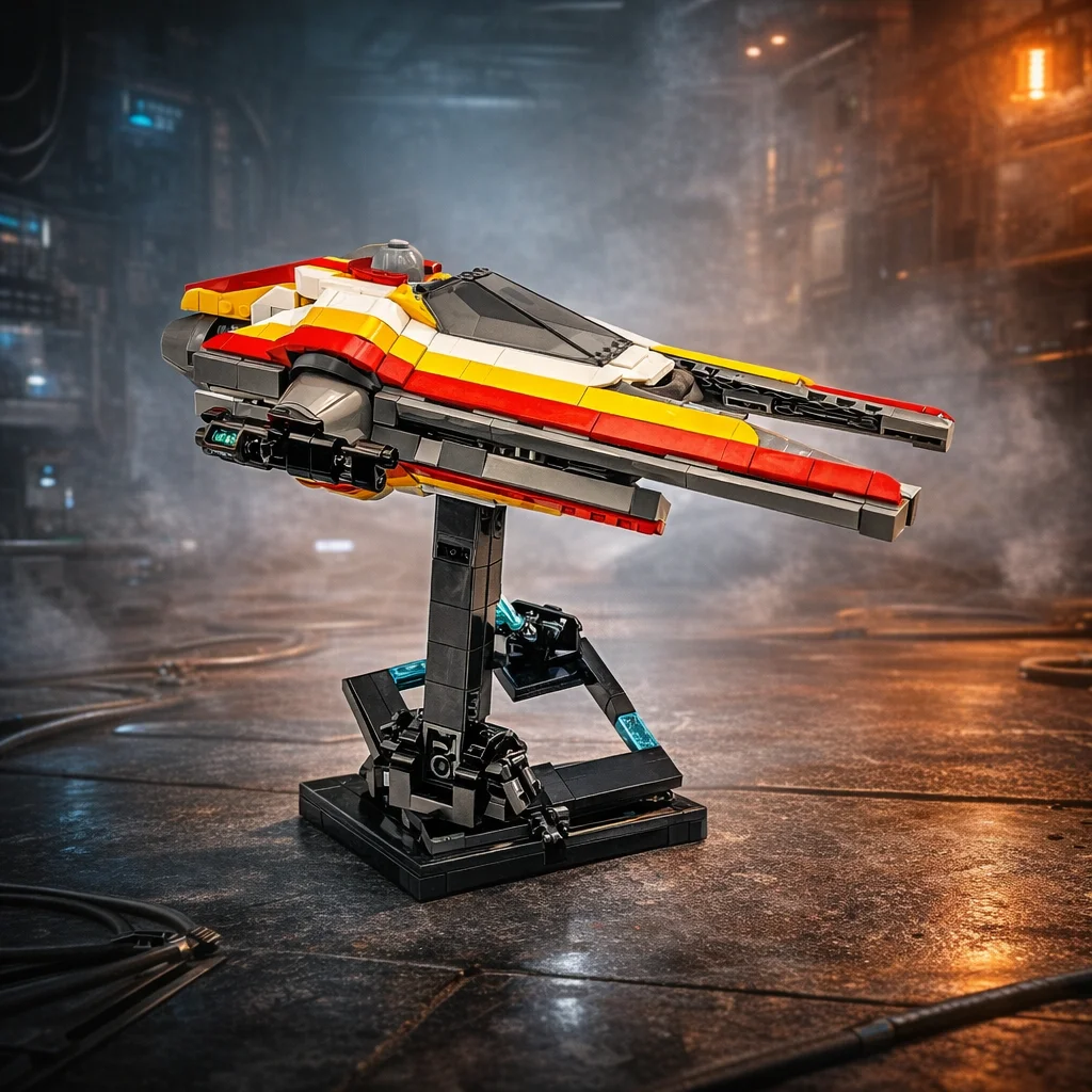 MOC M52X Interstellar Starfighter Building Blocks Sci-Fi Spaceship Model Bricks DIY Assembly Toy With Display Stand Gift
MOC M52X Interstellar Starfighter Building Blocks Sci-Fi Spaceship Model Bricks DIY Assembly Toy With Display Stand Gift