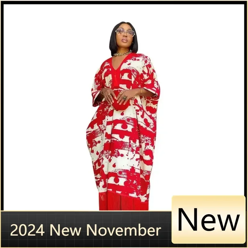 African Dresses for Women Tassels African Fashion Boubou Dashiki Ankara Outfits Evening Gown Abayas Printing Kaftan Robe
African Dresses for Women Tassels African Fashion Boubou Dashiki Ankara Outfits Evening Gown Abayas Printing Kaftan Robe