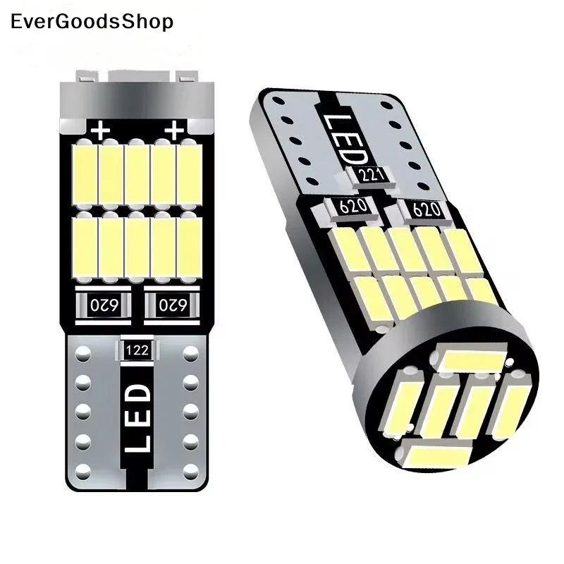 New 2PCS T10 W5W 194 LED Bulb Canbus 12V 4014-26SMD 6500K Bright White Car Interior Dome Door Turnk License Plate Lights
New 2PCS T10 W5W 194 LED Bulb Canbus 12V 4014-26SMD 6500K Bright White Car Interior Dome Door Turnk License Plate Lights