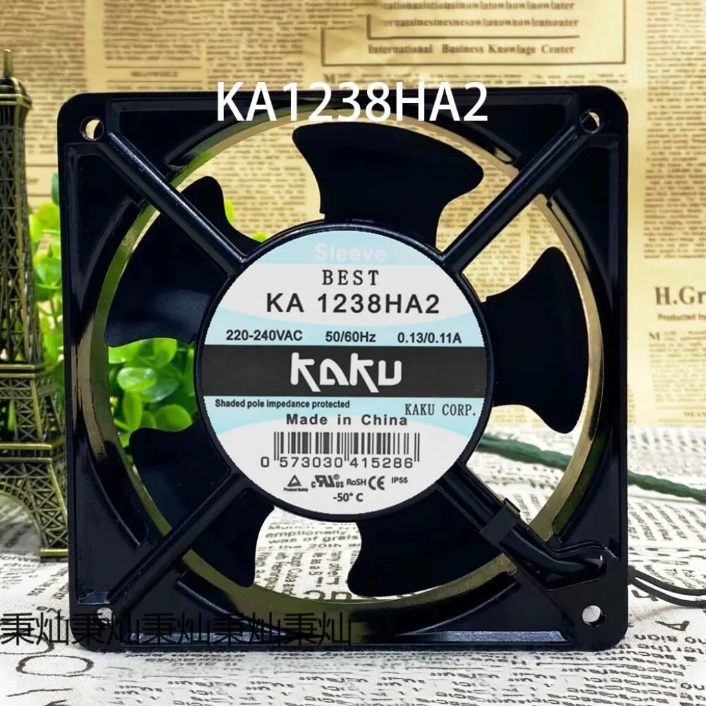 IP55 Axial Flow Fan for KAKU KA1238HA2 AC 220V 0.13/0.11A 120mm Industrial Cooling Fan
IP55 Axial Flow Fan for KAKU KA1238HA2 AC 220V 0.13/0.11A 120mm Industrial Cooling Fan