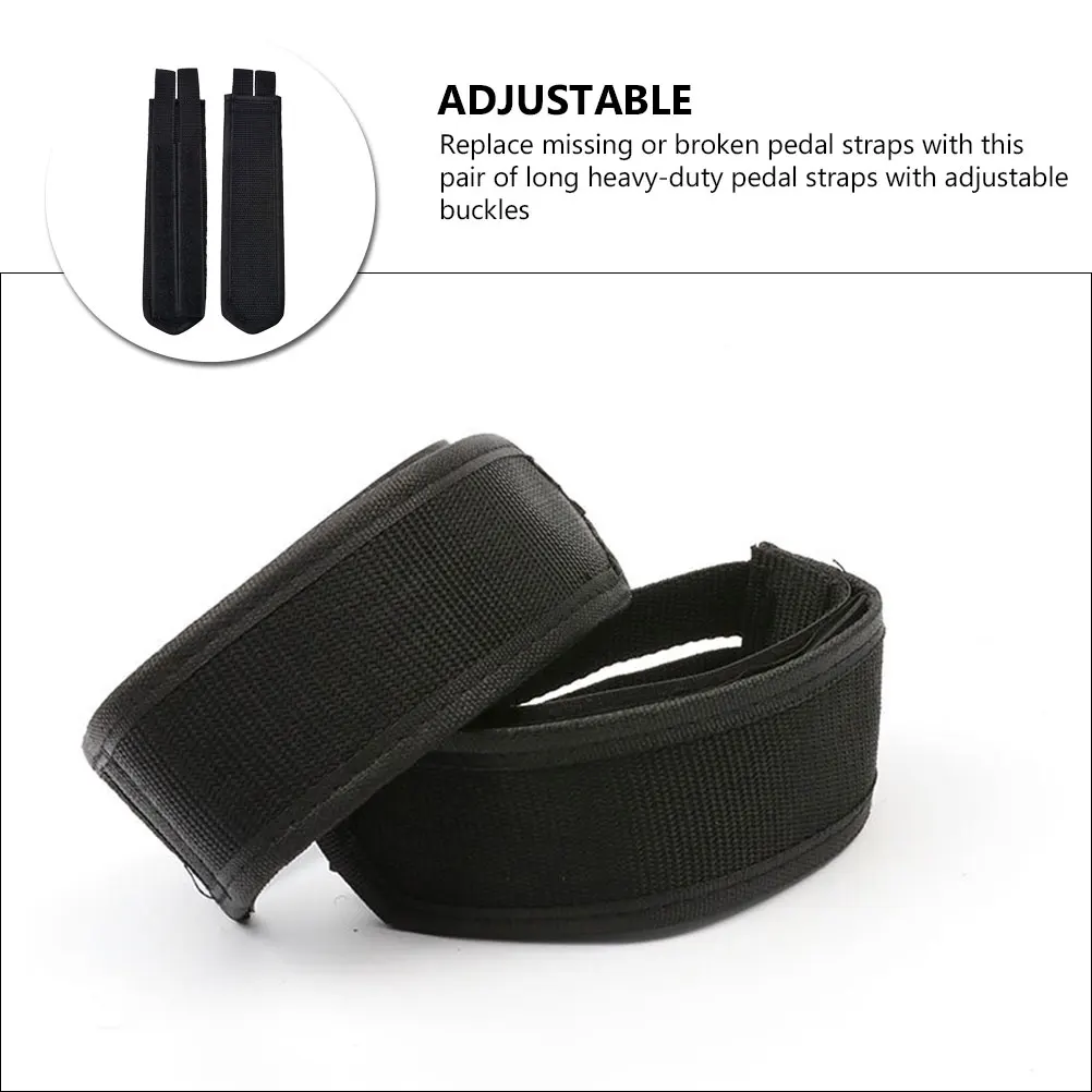 2pcs Adjustable Bike Pedal Straps Replacement Anti-Slip Footrest Belts For Exercise Cycling Universal Fit Lightweight Portable
2pcs Adjustable Bike Pedal Straps Replacement Anti-Slip Footrest Belts For Exercise Cycling Universal Fit Lightweight Portable