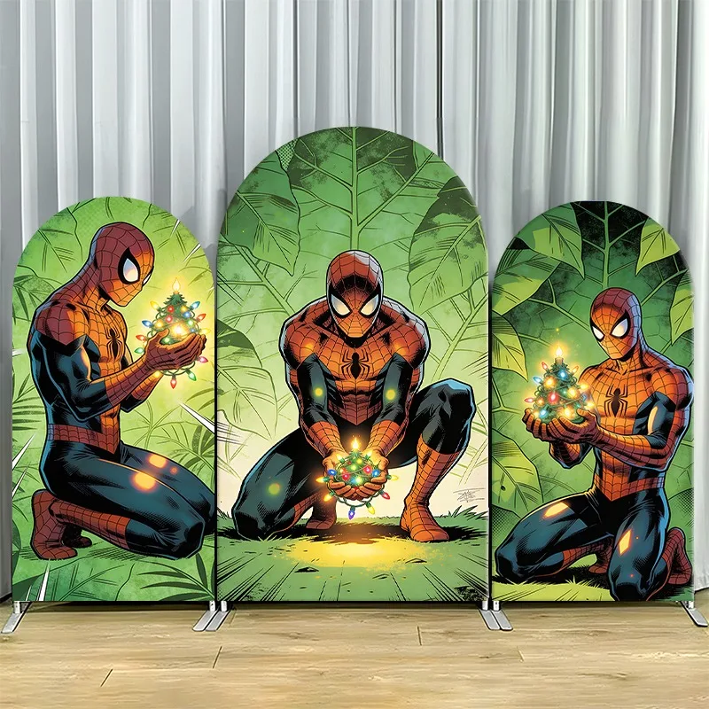 Arch Backdrop Cover Single Side Spider Man Holiday Green Leafy Spidey Holding Party Decoration Photo Booth Background Props
Arch Backdrop Cover Single Side Spider Man Holiday Green Leafy Spidey Holding Party Decoration Photo Booth Background Props
