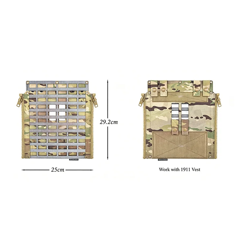 SS Style Laser Cut Molle Rear Panel Tactical Multifunctional for Lv119 Overt Tegris
SS Style Laser Cut Molle Rear Panel Tactical Multifunctional for Lv119 Overt Tegris