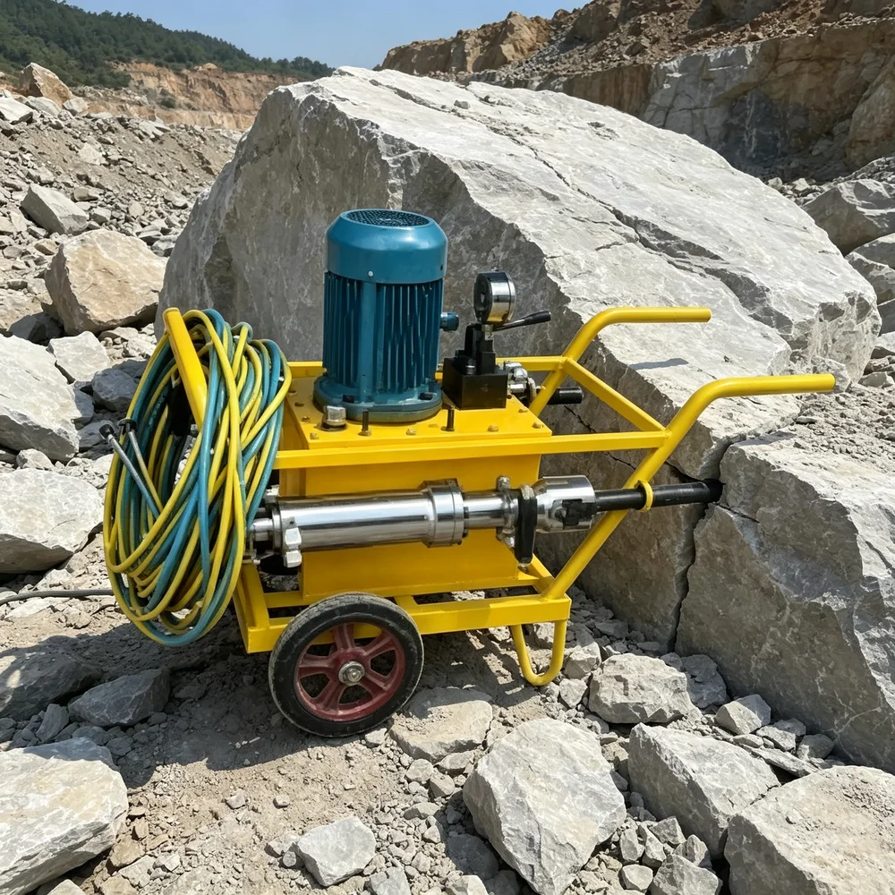 Efficient Hydraulic Static Rock Splitting Machine for Quarry Mining Rock Breaking Equipment
Efficient Hydraulic Static Rock Splitting Machine for Quarry Mining Rock Breaking Equipment