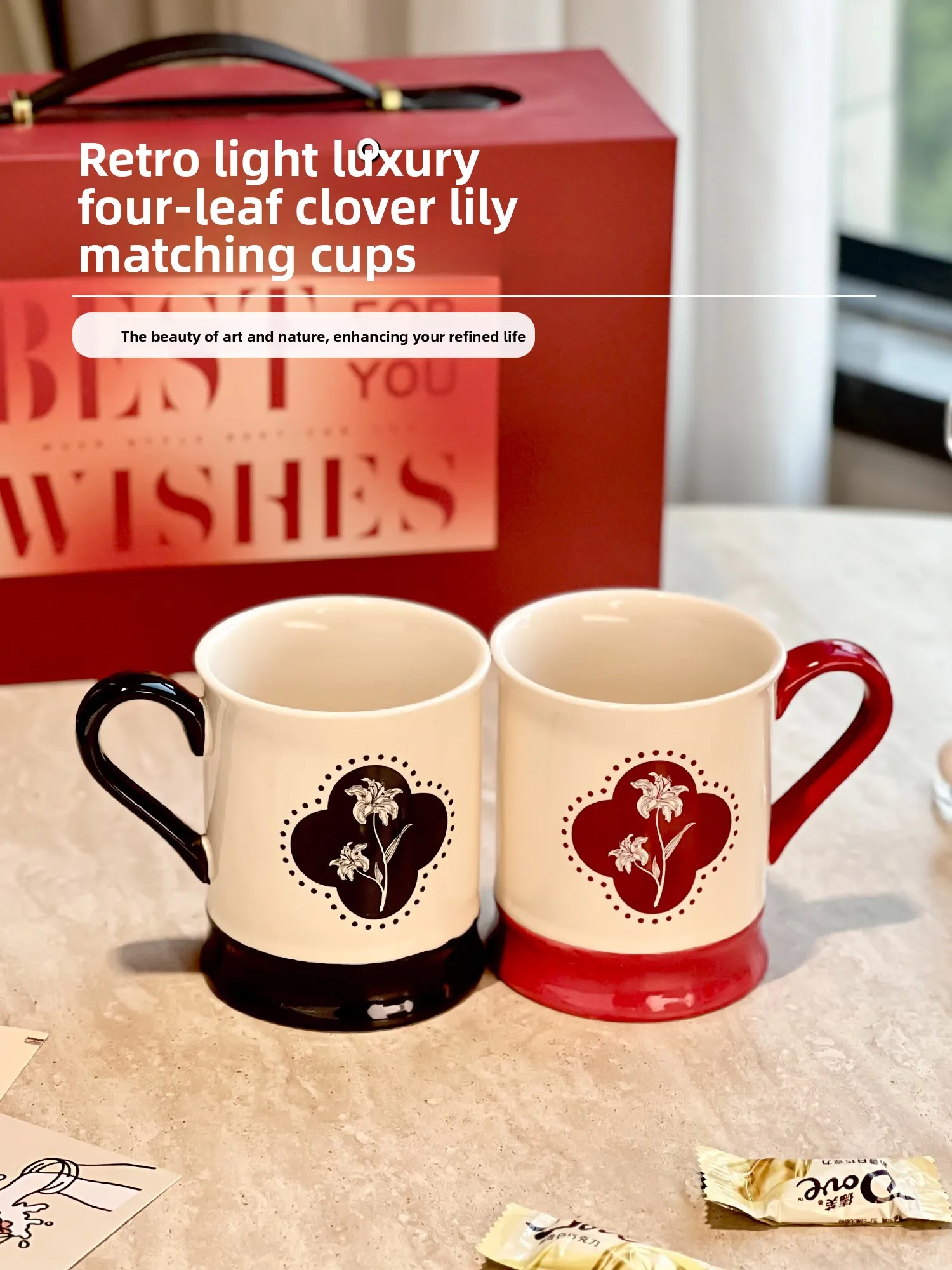Ele Cerc Couple Mugs with Lid Coffee Cups Luxury Set Gift Box ZUNMOS Retro Sle Mark Cups Floral Pattern from China
Ele Cerc Couple Mugs with Lid Coffee Cups Luxury Set Gift Box ZUNMOS Retro Sle Mark Cups Floral Pattern from China