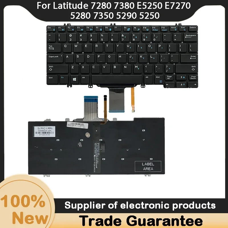 Новая клавиатура с подсветкой для Dell Latitude 7280 7380 E5250 E7270 E5270 E7250 3150 3160 3165 12-5000 5280 7350 5290 5250 США
Новая клавиатура с подсветкой для Dell Latitude 7280 7380 E5250 E7270 E5270 E7250 3150 3160 3165 12-5000 5280 7350 5290 5250 США