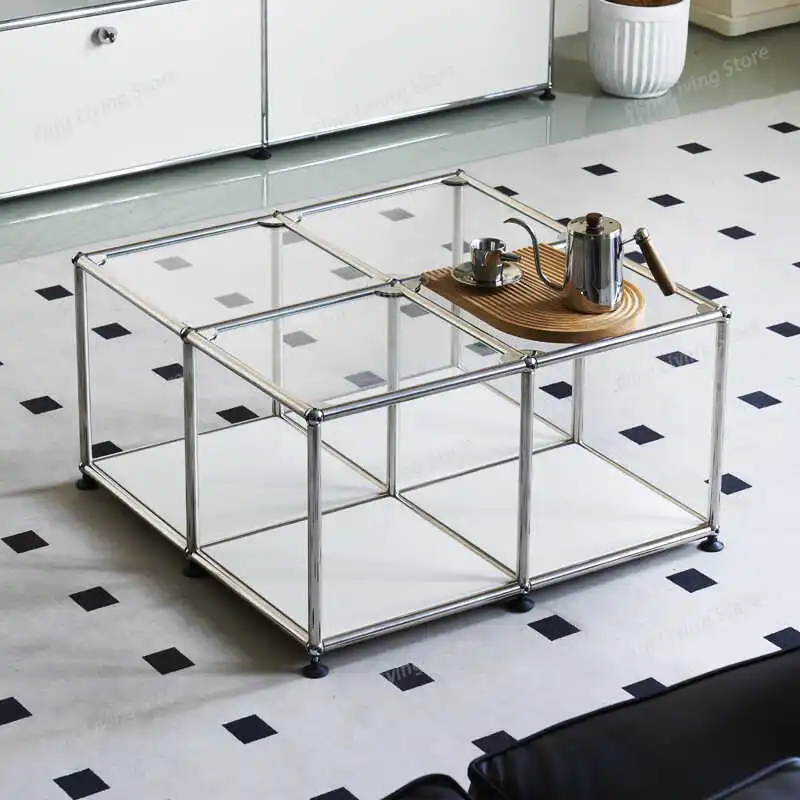 Medieval Style Stainless Steel Cafe Tables Modern Simple Glass Coffee Tables Designers Minimalism Cafe Furniture
Medieval Style Stainless Steel Cafe Tables Modern Simple Glass Coffee Tables Designers Minimalism Cafe Furniture
