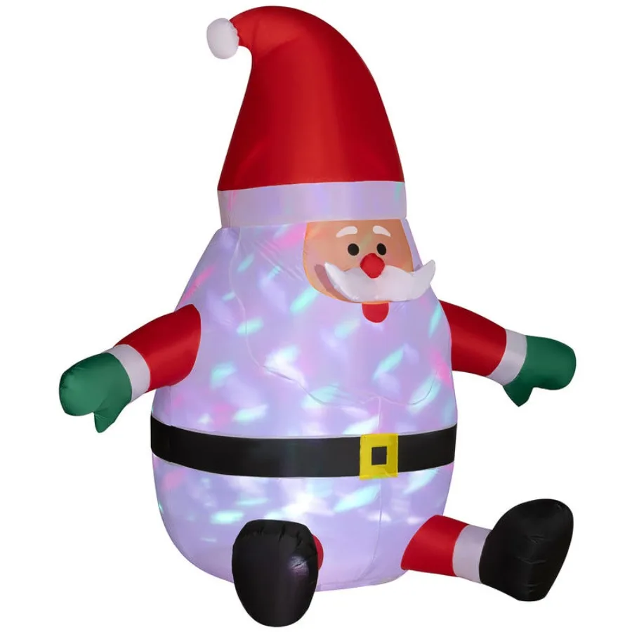 Outsunny 6' Blow-Up Outdoor Yard Display, Inflatable Christmas Santa Claus with Rotating Magic Ball Light for Garden Party
Outsunny 6' Blow-Up Outdoor Yard Display, Inflatable Christmas Santa Claus with Rotating Magic Ball Light for Garden Party
