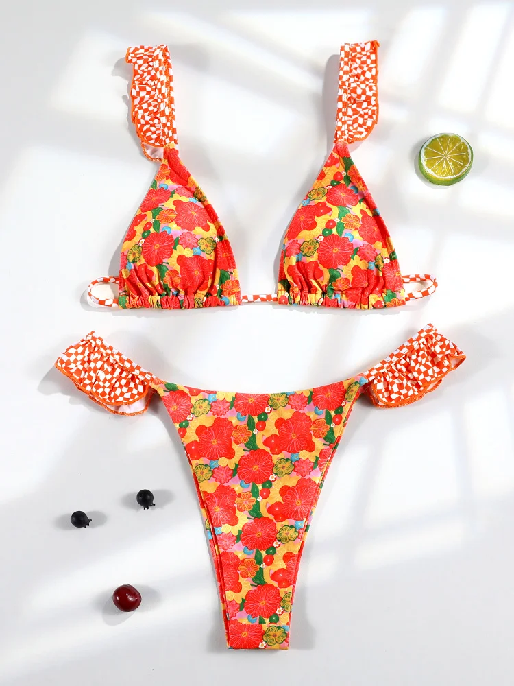 Miyouj Printed Swimsuit Ruffle Bikini Triangle Two Piece Suit Low Waist Swimwear High Cut Bathsuit 2026 Biquini Bandage Bathwear
Miyouj Printed Swimsuit Ruffle Bikini Triangle Two Piece Suit Low Waist Swimwear High Cut Bathsuit 2026 Biquini Bandage Bathwear