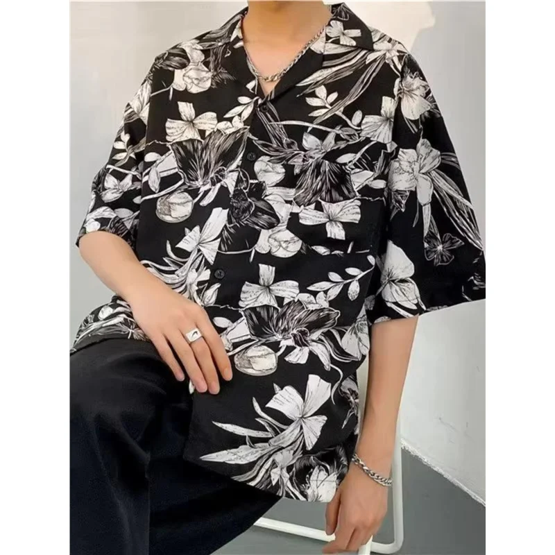 Loose Fit Casual irt ort Sve Long Sve Turn-down Collar Spring Summer ex Vintage Design Youth ular Sle
Loose Fit Casual irt ort Sve Long Sve Turn-down Collar Spring Summer ex Vintage Design Youth ular Sle