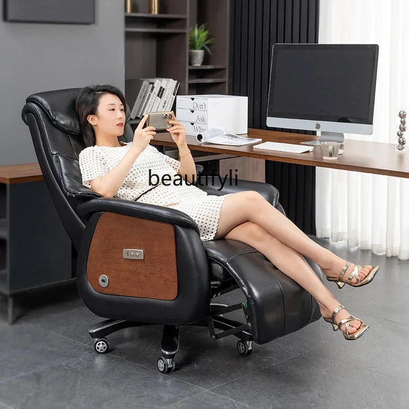 QQ Leather electric massage, boss, home, computer, office recliner, class chair
QQ Leather electric massage, boss, home, computer, office recliner, class chair