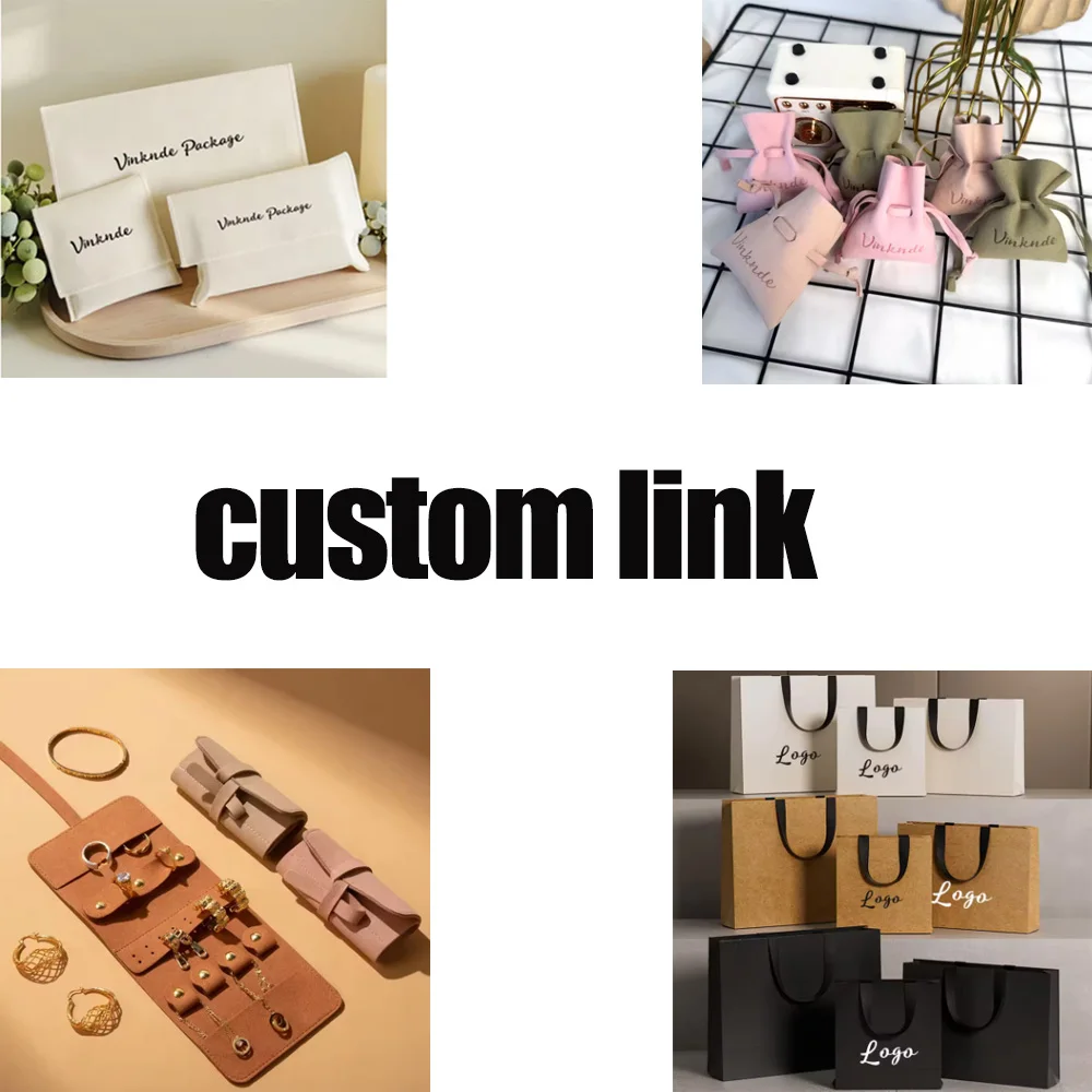 Personalized Logo Cosmetic Microfiber Packaging Bag Custom Link