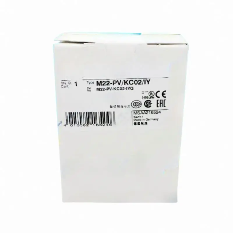 In Stock Brand New Original M22-PV/KC02/IY Direct Lifting Reset Emergency Stop Button with Box 2NC
In Stock Brand New Original M22-PV/KC02/IY Direct Lifting Reset Emergency Stop Button with Box 2NC