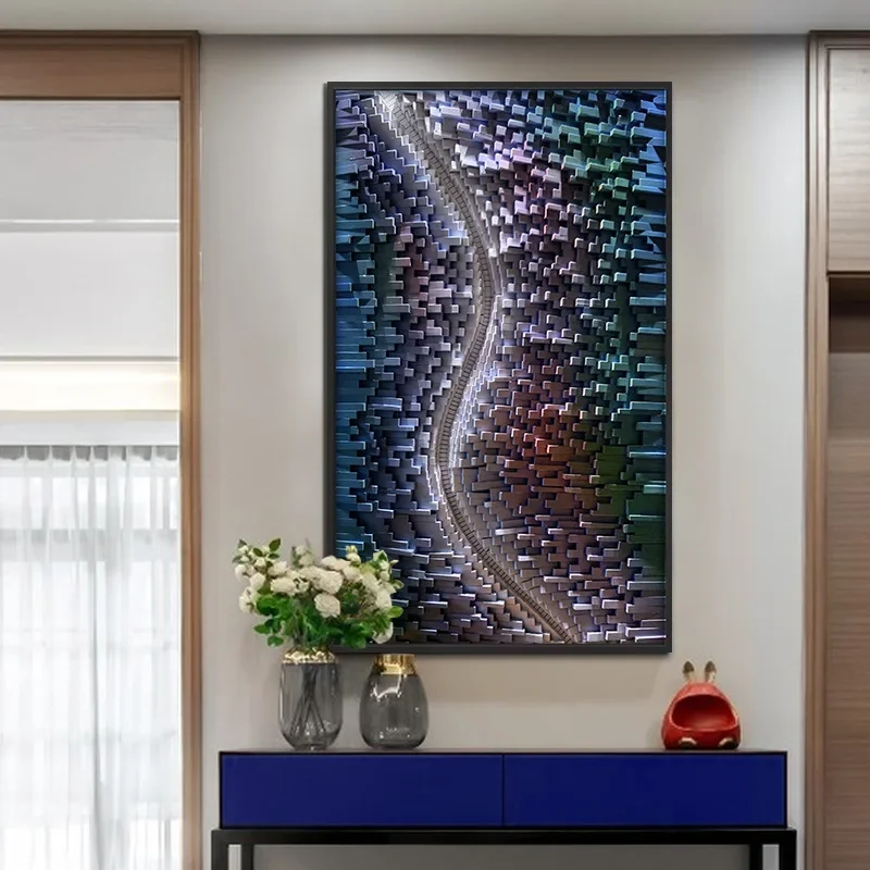 Solid wood long wooden strip 3d three-dimensional minimalist art S-shaped sofa background wall color hanging painting decorative
Solid wood long wooden strip 3d three-dimensional minimalist art S-shaped sofa background wall color hanging painting decorative