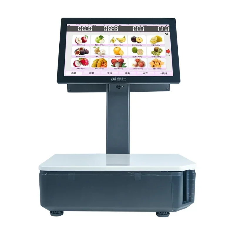 HPRT New Digital Supermarket Scale Dual Touch Screen AI Label POS Scale with AI Camera for Fresh Food Market Weighing Scale
HPRT New Digital Supermarket Scale Dual Touch Screen AI Label POS Scale with AI Camera for Fresh Food Market Weighing Scale