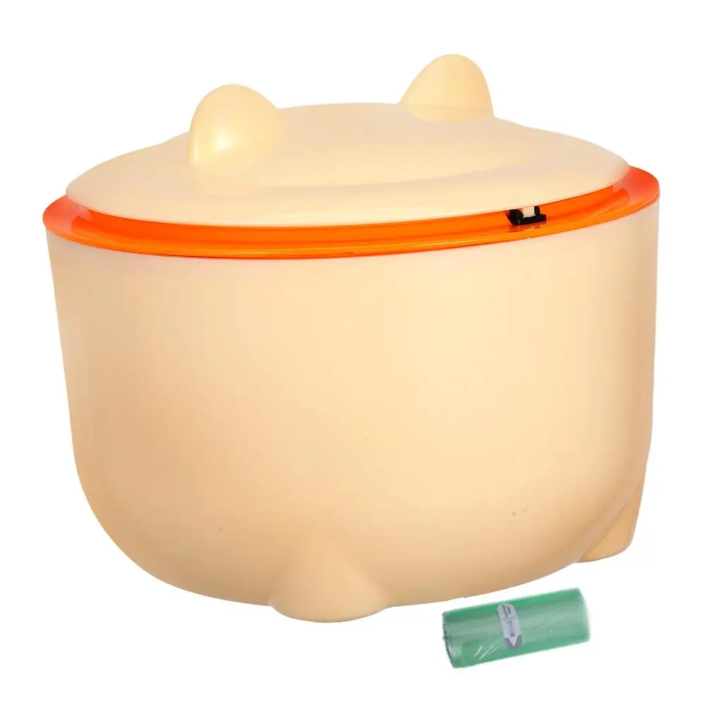 Closed Cat Trash Can Airtight Cartoon Plastic Waste Mini Trash Can Bin Bathroom Bedroom Small Bucket Household
Closed Cat Trash Can Airtight Cartoon Plastic Waste Mini Trash Can Bin Bathroom Bedroom Small Bucket Household