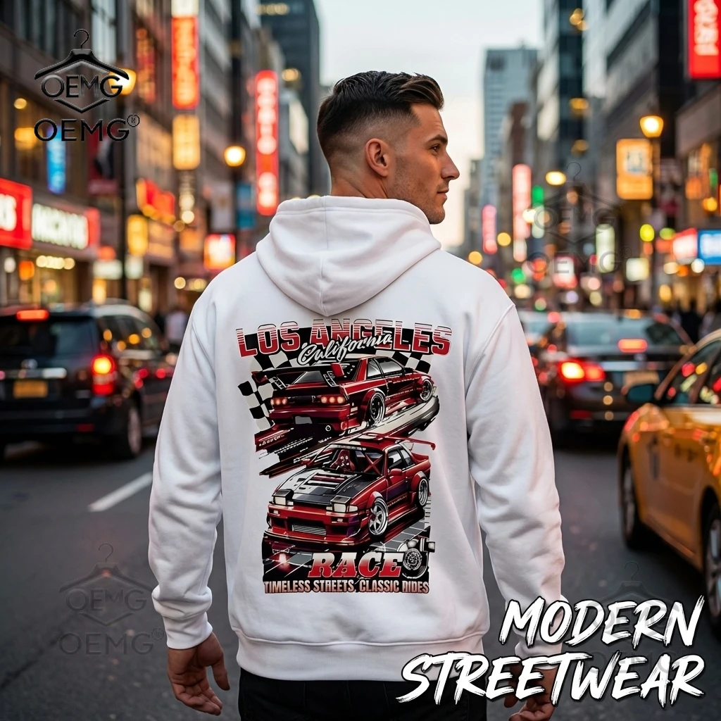 Men's Urban Racing Hoodie in White with Dynamic Red Race Car Graphic Inspired Streetwear for Speed Enthusiasts S-5XL Size
Men's Urban Racing Hoodie in White with Dynamic Red Race Car Graphic Inspired Streetwear for Speed Enthusiasts S-5XL Size