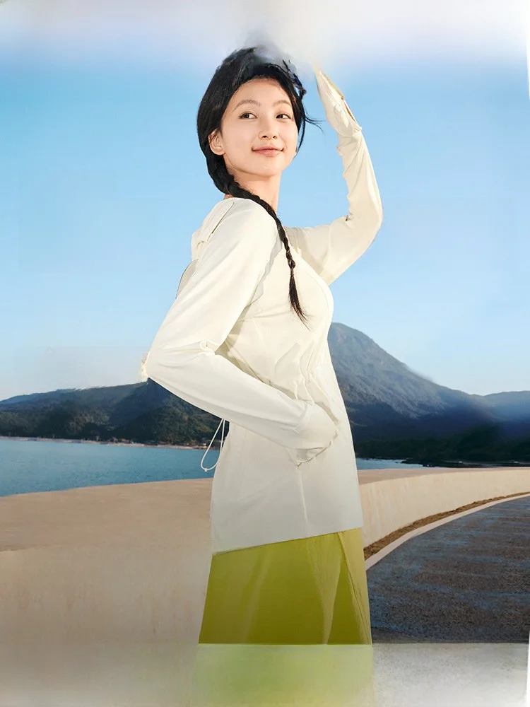 Banana Le Women's UV Protection Clothing Ice Silk Cycling Finger Tip Sunscreen Suit Qui Dry Windproof Breathable Outdoor ...
Banana Le Women's UV Protection Clothing Ice Silk Cycling Finger Tip Sunscreen Suit Qui Dry Windproof Breathable Outdoor ...