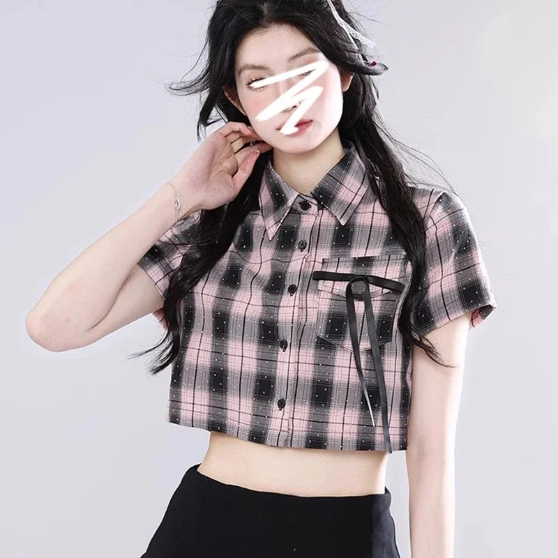 French Exquisite Summer Short Women Shirt Turn Down Collar Elegant All Match Fashion Shirts Sexy Slim Fit Kawaii Tops New
French Exquisite Summer Short Women Shirt Turn Down Collar Elegant All Match Fashion Shirts Sexy Slim Fit Kawaii Tops New