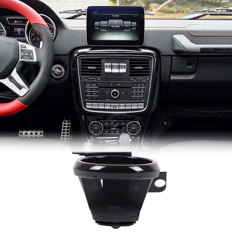 Cup Holder For Mercedes-Benz G-Class W463 2007-2018 Center Console Right Side Mount Carbon Steel+ABS Black Ring LHD
Cup Holder For Mercedes-Benz G-Class W463 2007-2018 Center Console Right Side Mount Carbon Steel+ABS Black Ring LHD