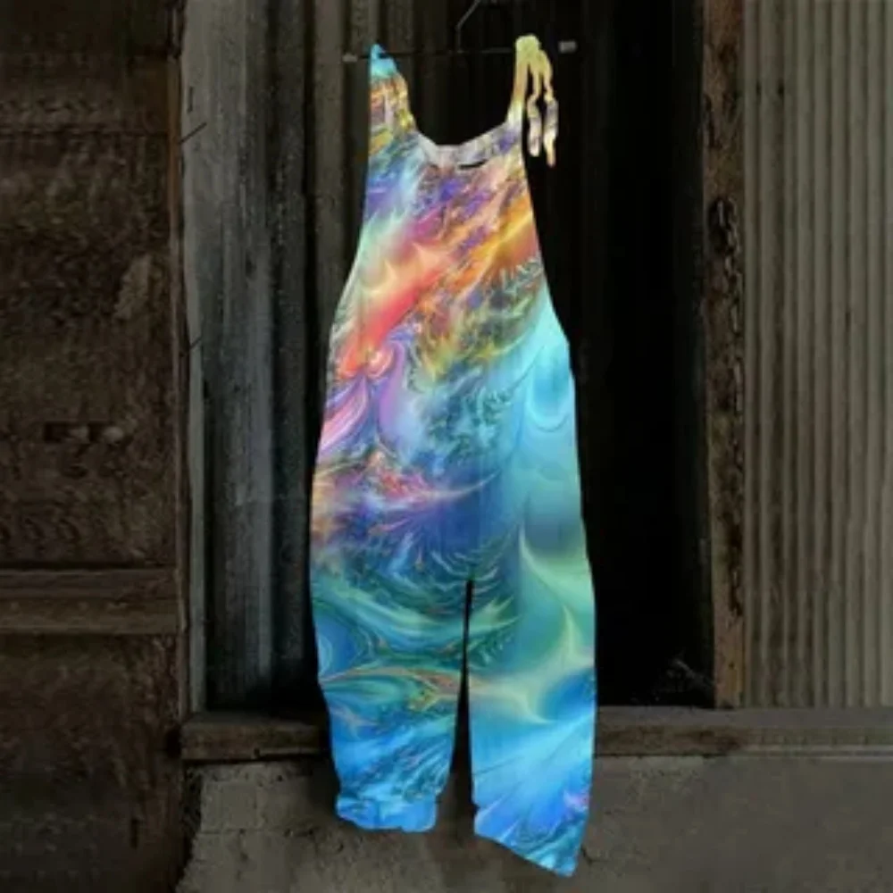 2025 Women's Summer comfortable and laid-back jumpsuit, 3D color diffused print fashionable and elegant jumpsuit
2025 Women's Summer comfortable and laid-back jumpsuit, 3D color diffused print fashionable and elegant jumpsuit
