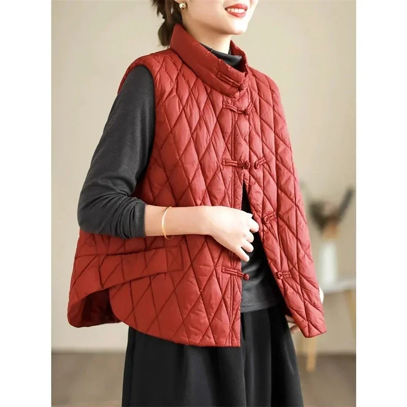 Women's Cotton Vest 2023 Autumn Winter Retro Fashion New Sleeveless Lady Warm Down Cotton Waistcoat Comfortable Ladies Jacket
Women's Cotton Vest 2023 Autumn Winter Retro Fashion New Sleeveless Lady Warm Down Cotton Waistcoat Comfortable Ladies Jacket