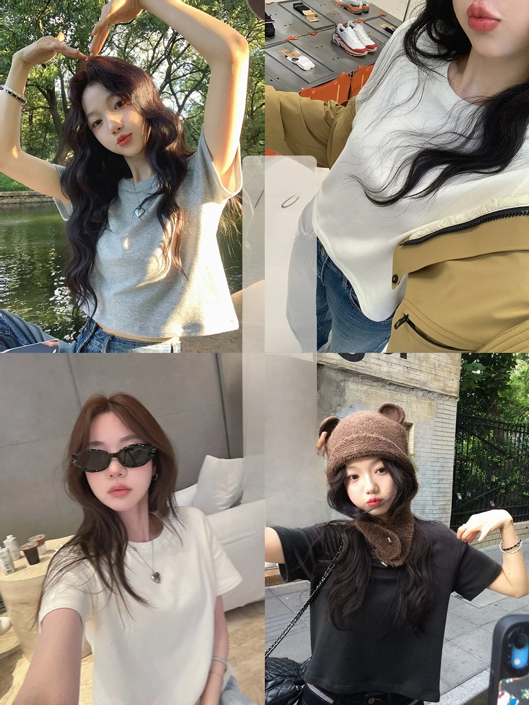 Ibell Zhang BaoBai Simple Stand Collar ort Loose Women's T-irt Long Velvet Cotton Blend Regular Sve round Ne Design
Ibell Zhang BaoBai Simple Stand Collar ort Loose Women's T-irt Long Velvet Cotton Blend Regular Sve round Ne Design