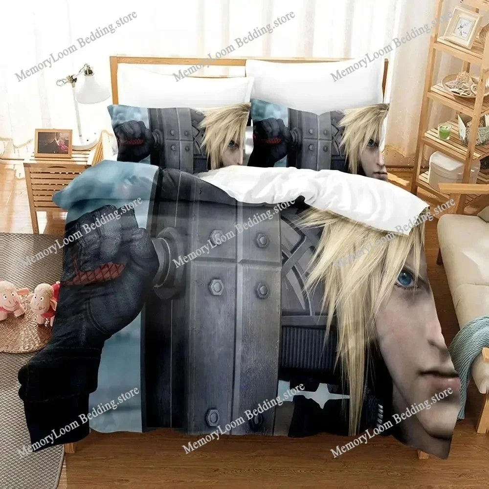 New Game Crisis Core Final Fantasy VII Bedding Set Cartoon Anime set Adult Boys Bedroom Duvetcover Sets Home Textileextile
New Game Crisis Core Final Fantasy VII Bedding Set Cartoon Anime set Adult Boys Bedroom Duvetcover Sets Home Textileextile