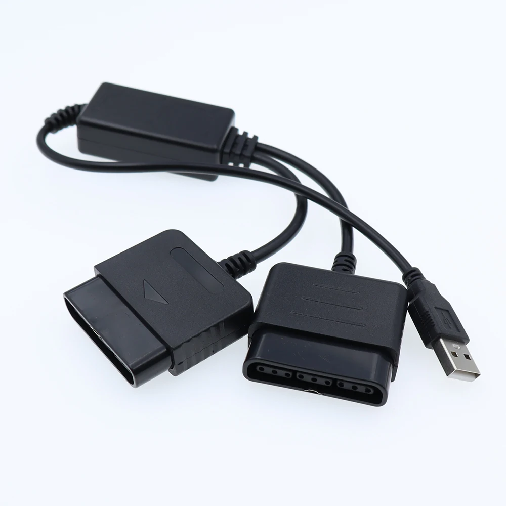 Кабель-адаптер USB 2-в-1 для подключения контроллера PS2 к PS3 и ПК, конвертер для видеоигр, аксессуары
Кабель-адаптер USB 2-в-1 для подключения контроллера PS2 к PS3 и ПК, конвертер для видеоигр, аксессуары