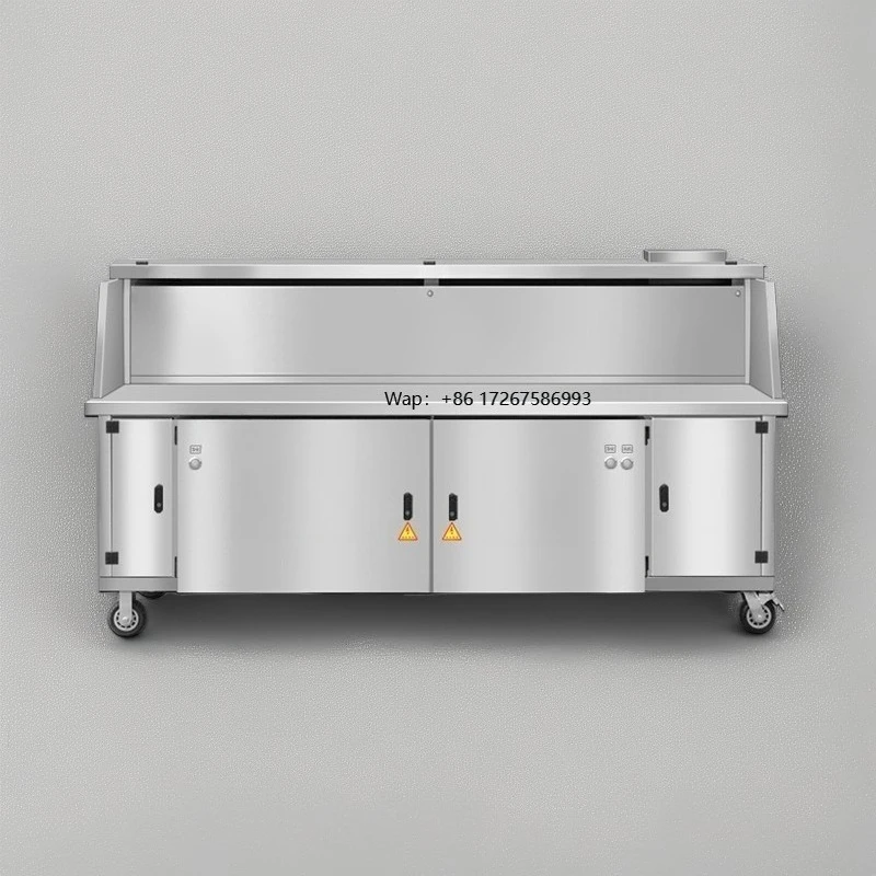 Four Sets of Eight Story Water and Electricity Composite Smoke-free Barbecue Carts
Four Sets of Eight Story Water and Electricity Composite Smoke-free Barbecue Carts