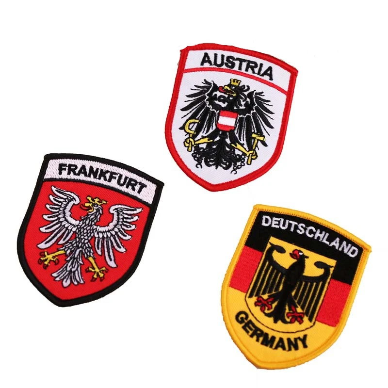 30pcs/Lot Luxury Embroidery Patch Bird Badge Frankfurt Austrlia Germany Letter Clothing Decoration Accessory Craft Diy Applique
30pcs/Lot Luxury Embroidery Patch Bird Badge Frankfurt Austrlia Germany Letter Clothing Decoration Accessory Craft Diy Applique