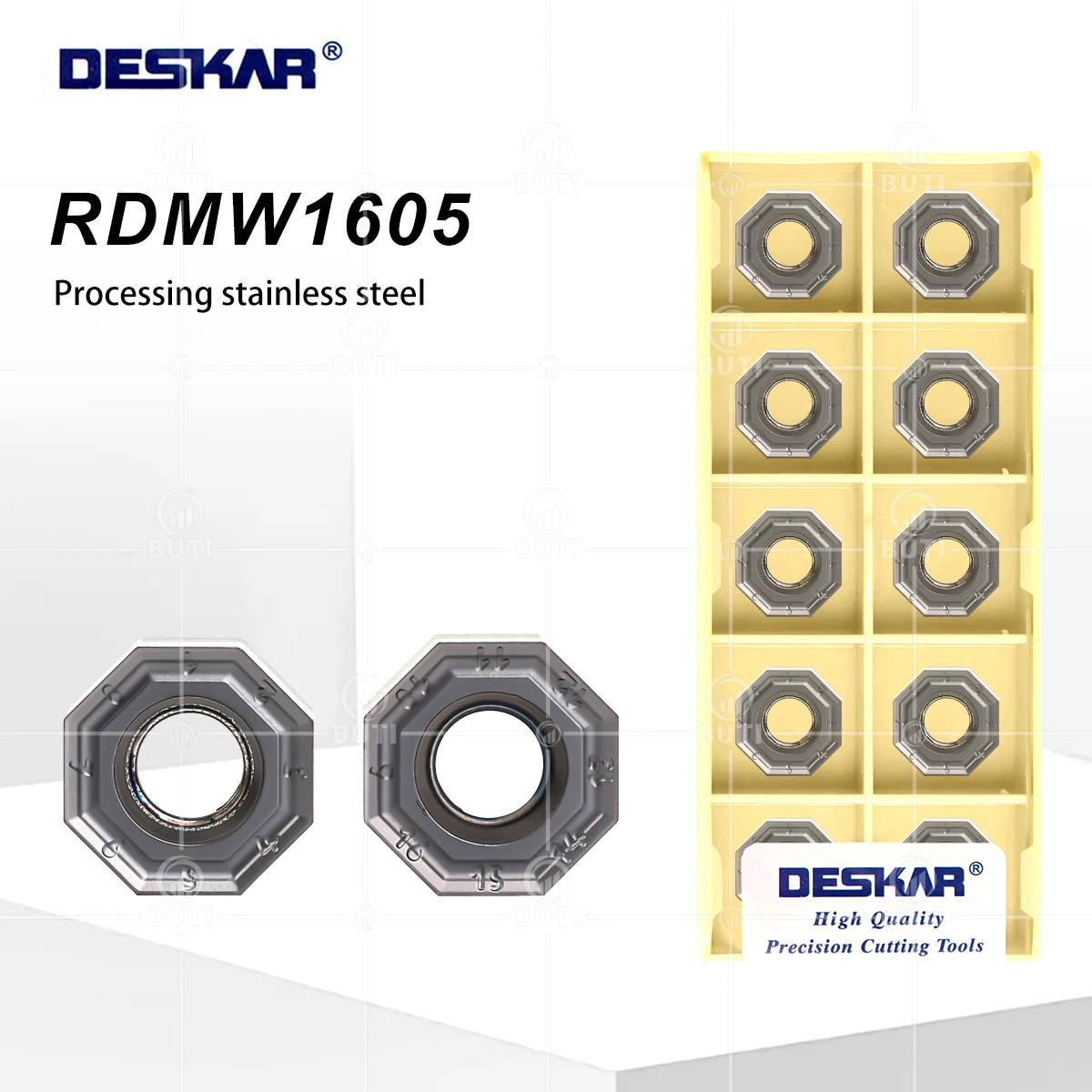 DESKAR 100% Original ONMU050505 LF6018 Stainless Steel Machining Milling Blade CNC Alloy Wear-Resistant Material Milling Inserts
DESKAR 100% Original ONMU050505 LF6018 Stainless Steel Machining Milling Blade CNC Alloy Wear-Resistant Material Milling Inserts