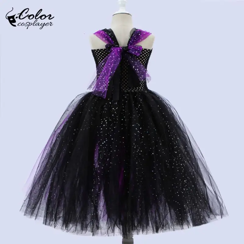 Halloween Witch Cosplay Costume Cute Purple Gauze Dress Girl Holiday Party Fashion Stage Performance Clothes Fancy Dress
Halloween Witch Cosplay Costume Cute Purple Gauze Dress Girl Holiday Party Fashion Stage Performance Clothes Fancy Dress 